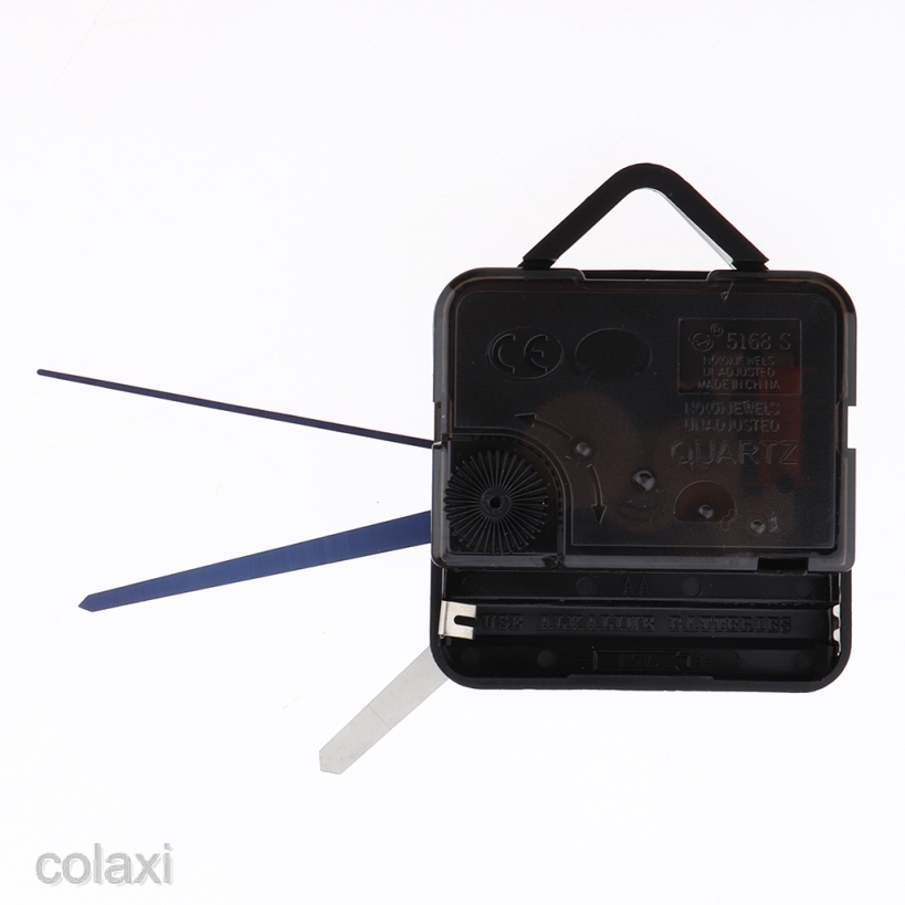 [COLAXI] Premium Quartz Wall Clock Movement Mechanism Motor Long Hands For 12hr Dials