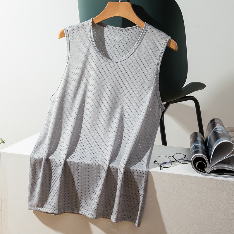Áo thun ba lỗ nam，tanktop chuẩn gym mặc nhà dạo phố áo tanktop nam trơn thun thoáng mát
