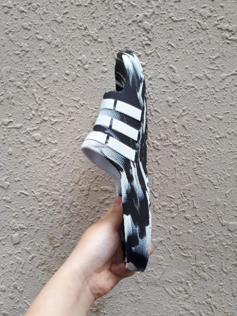 Dép Adidas Duramo Slide camo slide trắng