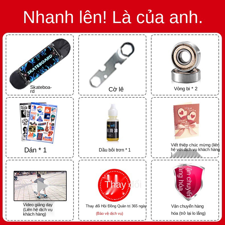 Người mới bắt đầu trượt ván, trẻ em, xe tay ga bốn bánh nghiêng đôi, em trai, gái, học sinh Chèo ván ngắn chuyên