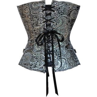 Vintage big button corset gothic corset