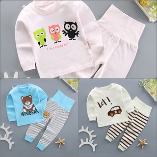Bộ dài tay thu-đông chất cotton cho bé trai/ bé gái