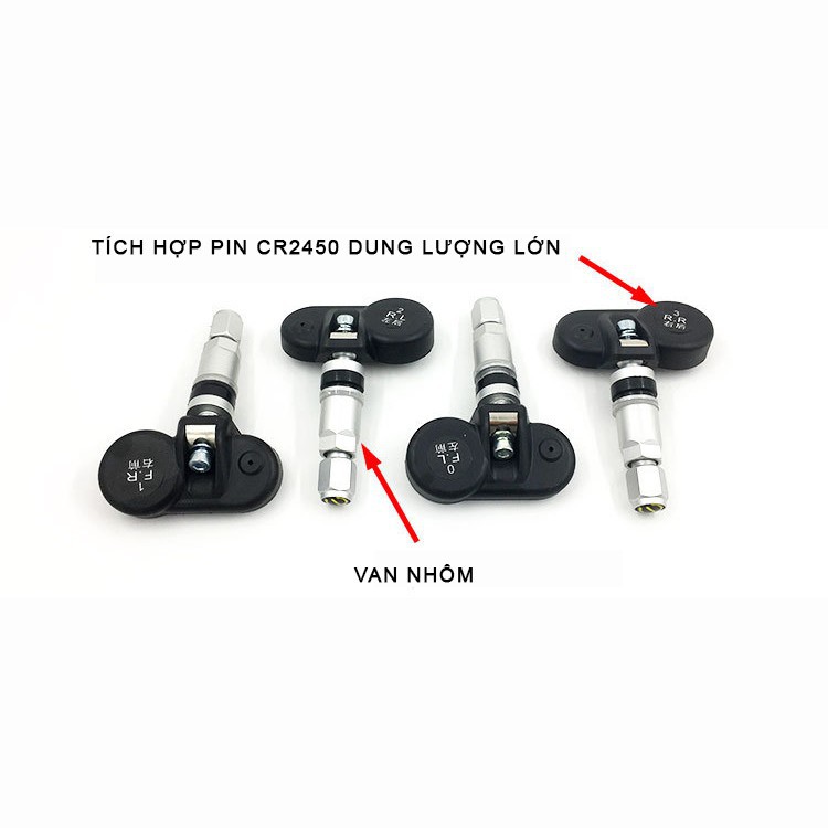 Cảm biến áp suất lốp van trongYoelbaer TPMS- Chính hãng bảo hành 12 tháng