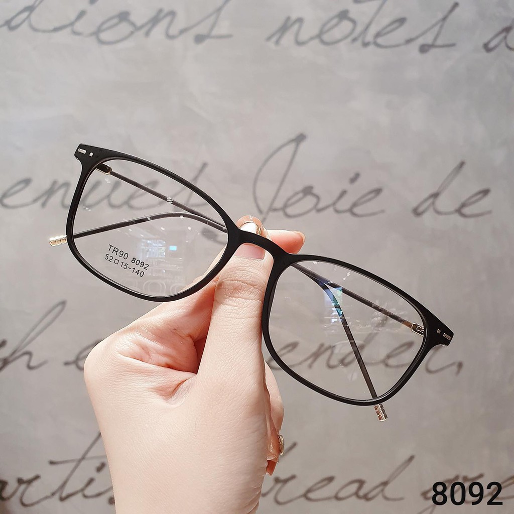 Gọng kính cận,Kính cận thời trang nam nữ 8092 Chilistore