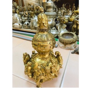 Hồ lô bát tiên bằng đồng cỡ to