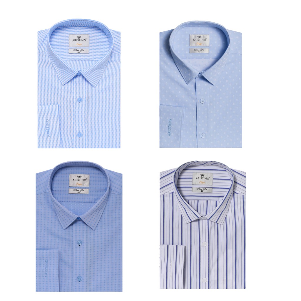 Áo Sơ Mi Dài Tay Nam Aristino -  Dáng Slim Fit –