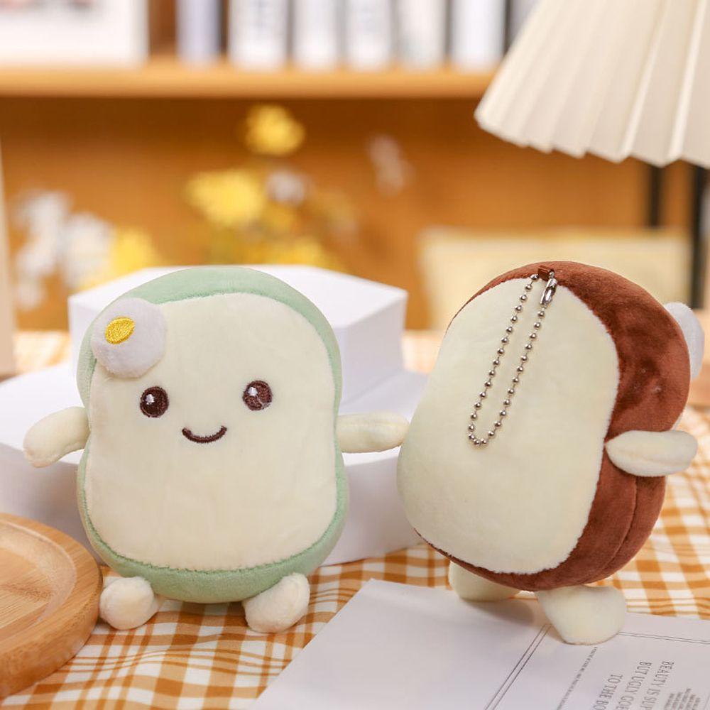 Móc Khóa Hình Bánh Mì Nướng Hoạt Hình Đáng Yêu