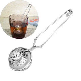 DỤNG CỤ LỌC PHA TRÀ CÓ TAY KẸP HÌNH CẦU D5CM LÀM BẰNG INOX