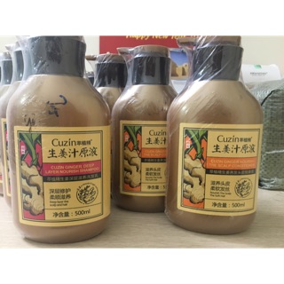 Dầu gội gừng Cuzin_ginger_shampoo (Linh Đàm, Hà nội)_Phù hợp với chị em hay bị đau đầu