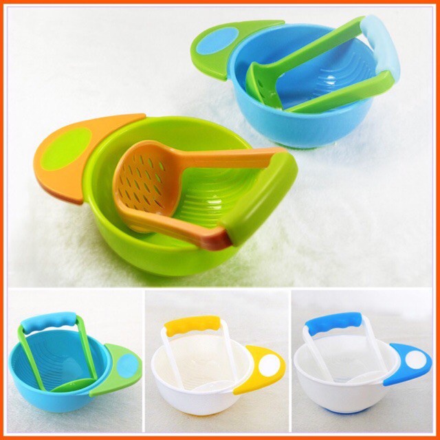 1 Bộ Dụng Cụ Nghiền Thức Ăn Cho Bé