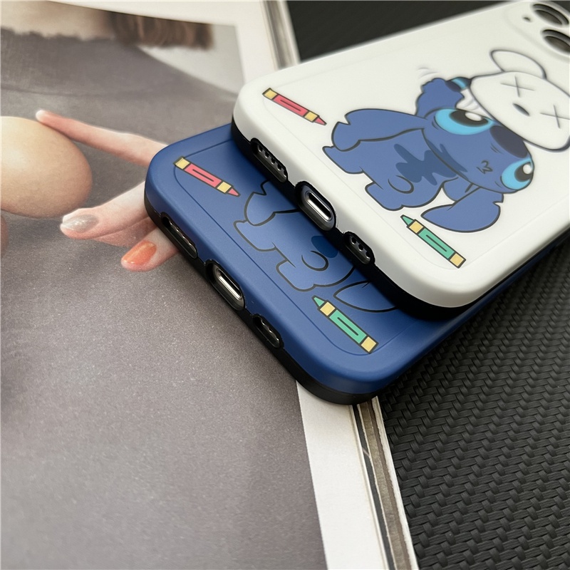 Ốp Điện Thoại Mềm In Hình Stitch Cho iPhone 13/12 Pro MAX / i7 / i8 Plus / X / XS / XR / XS MAX / 11 / 11 Pro MAX