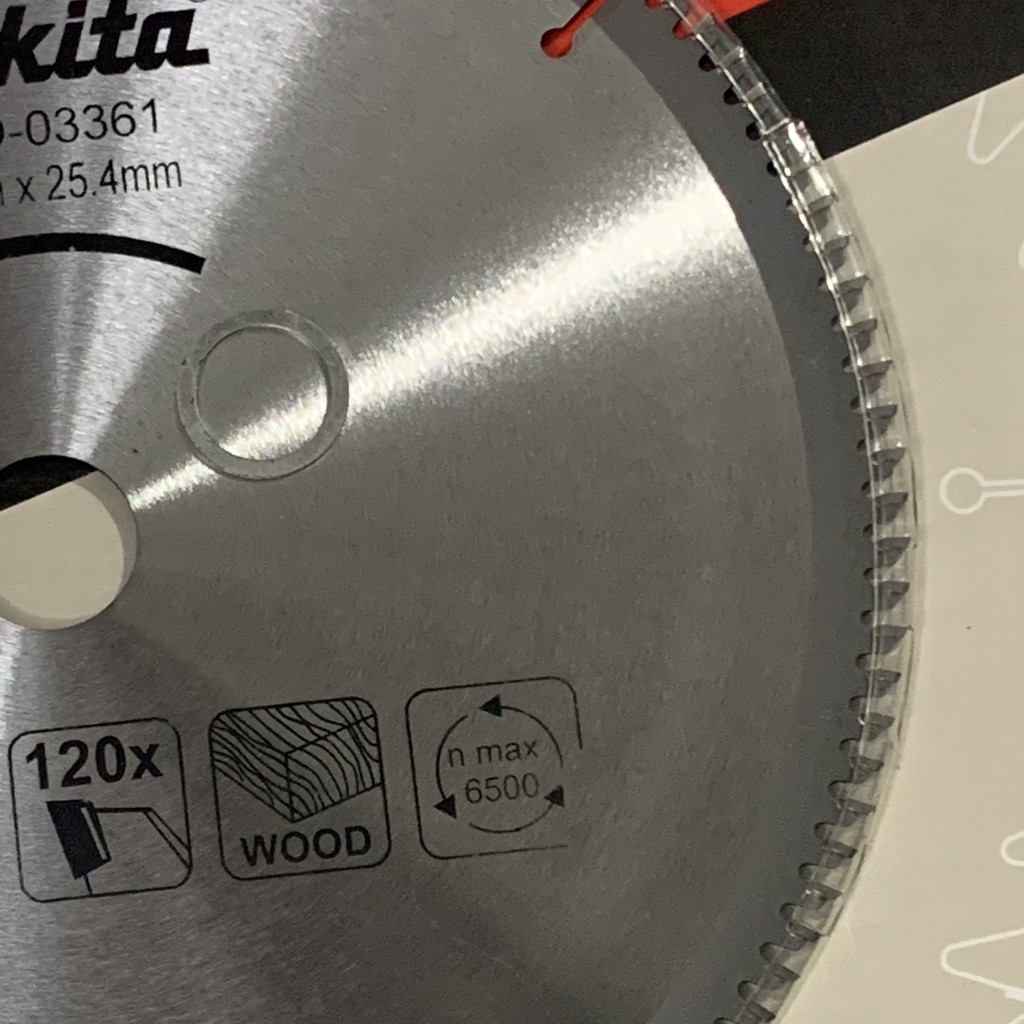 Lưỡi cắt nhôm, cắt gỗ Makita 250mm, 120 răng