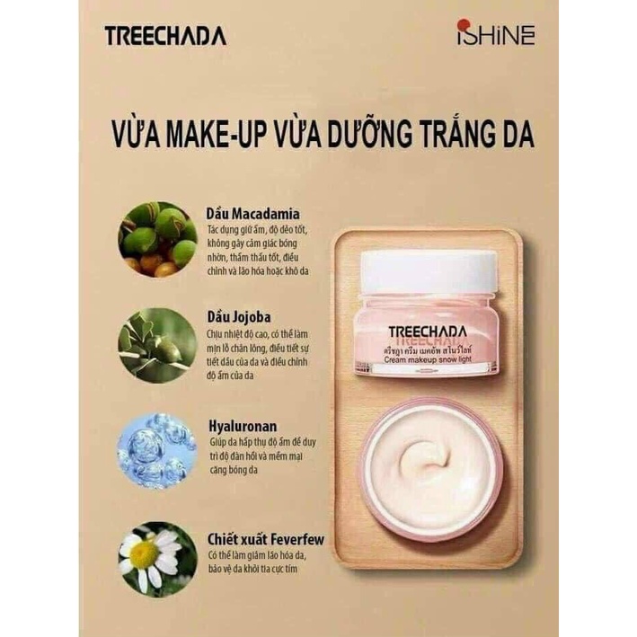 Kem Makeup + dưỡng da cao cấp TRECHADA THAILAN