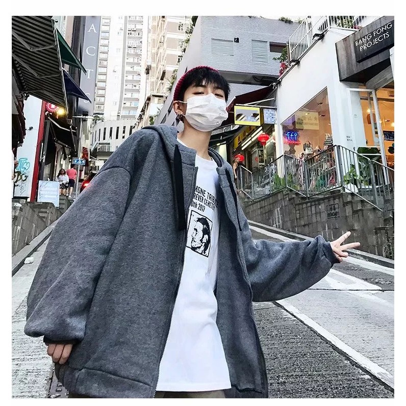 (VIDEO/ ẢNH THẬT ) ÁO HOODIE NỈ BÔNG FORM TO RỘNG NAM NỮ UNISEX, MŨ TO TRÙM ĐẦU, ẢNH THẬT | BigBuy360 - bigbuy360.vn