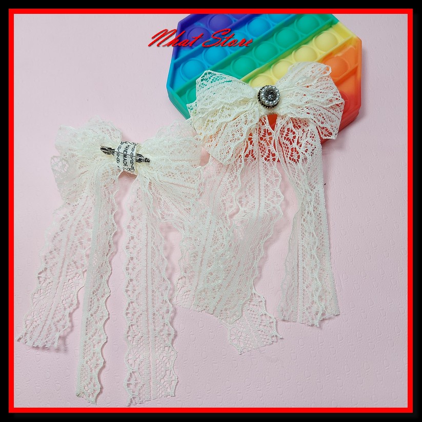 Tag Nơ Cài Áo Cao Cấp, Cài Cổ Áo, Cài Váy Đầm Cho Nữ Phong Cách Hàn Quốc Xinh Xắn (Có Video Thật) - HAM01