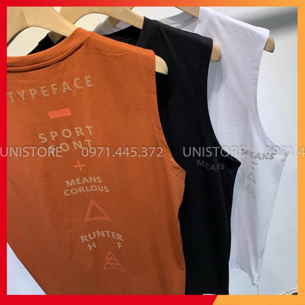 Nhiều mẫu - Áo tanktop sát nách tập gym thể thao nam SNTQ cotton 4 chiều cao cấp