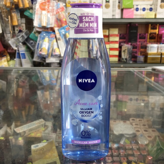 Nước tẩy trang Nivea chăm sóc da mụn 200ml