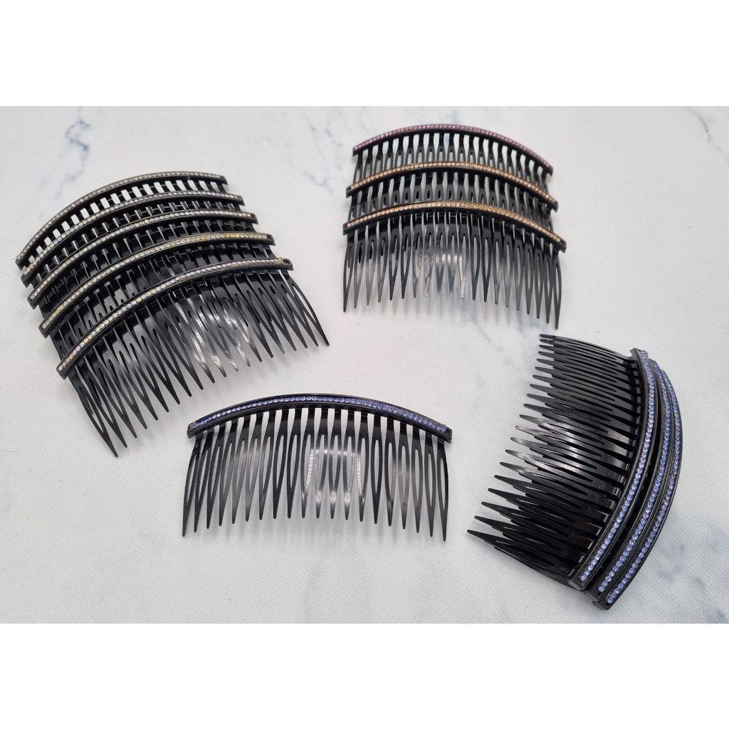 Bờm cài tóc mái tạo kiểu size nhỏ, đá hàng một 168 (túi 2 chiếc) (ảnh thật)