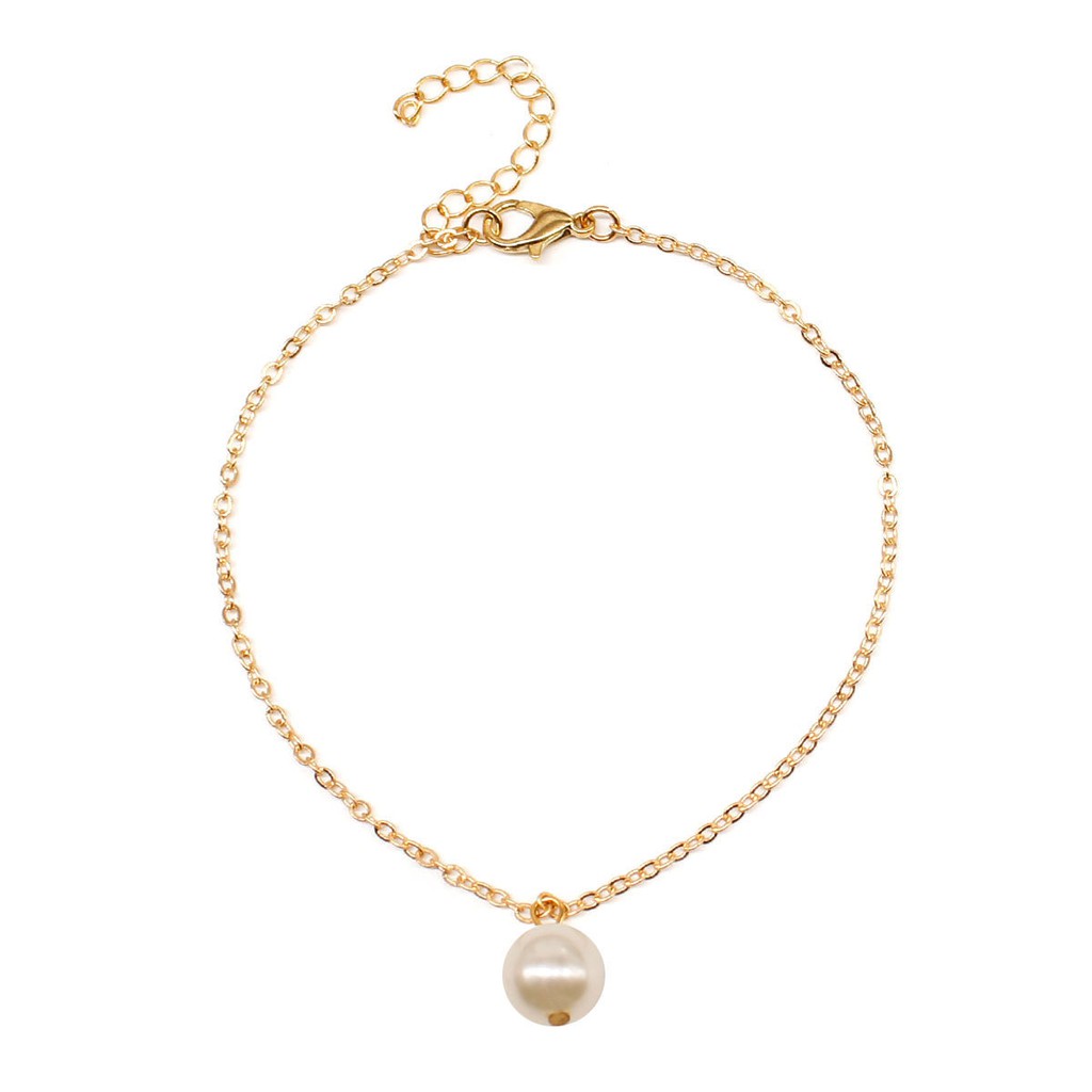 Lắc Chân Nữ Đính Ngọc Trai Thời Trang | BigBuy360 - bigbuy360.vn