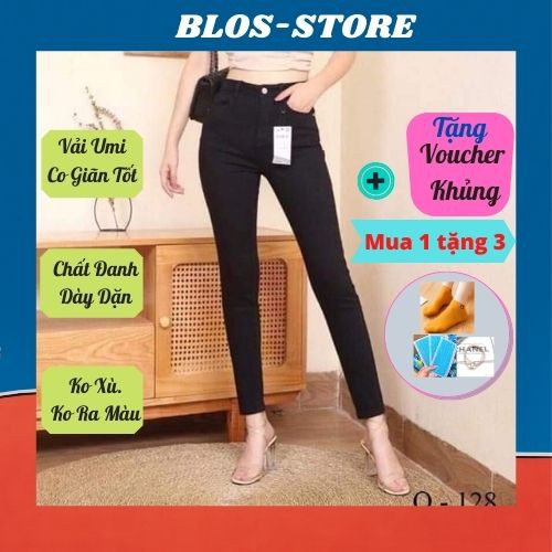 Quần Tregging Nữ 🍀FRRESHIP🍀Quần Cạp Cao Chất Vải Dày Dặn Siêu Co Giãn Mặc Tôn Dáng