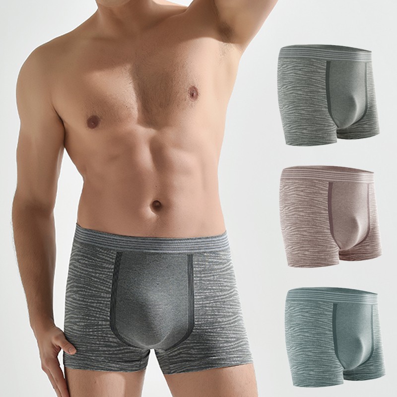 Quần Lót Boxer Co Giãn Không Đường May Dành Cho Bạn Nam