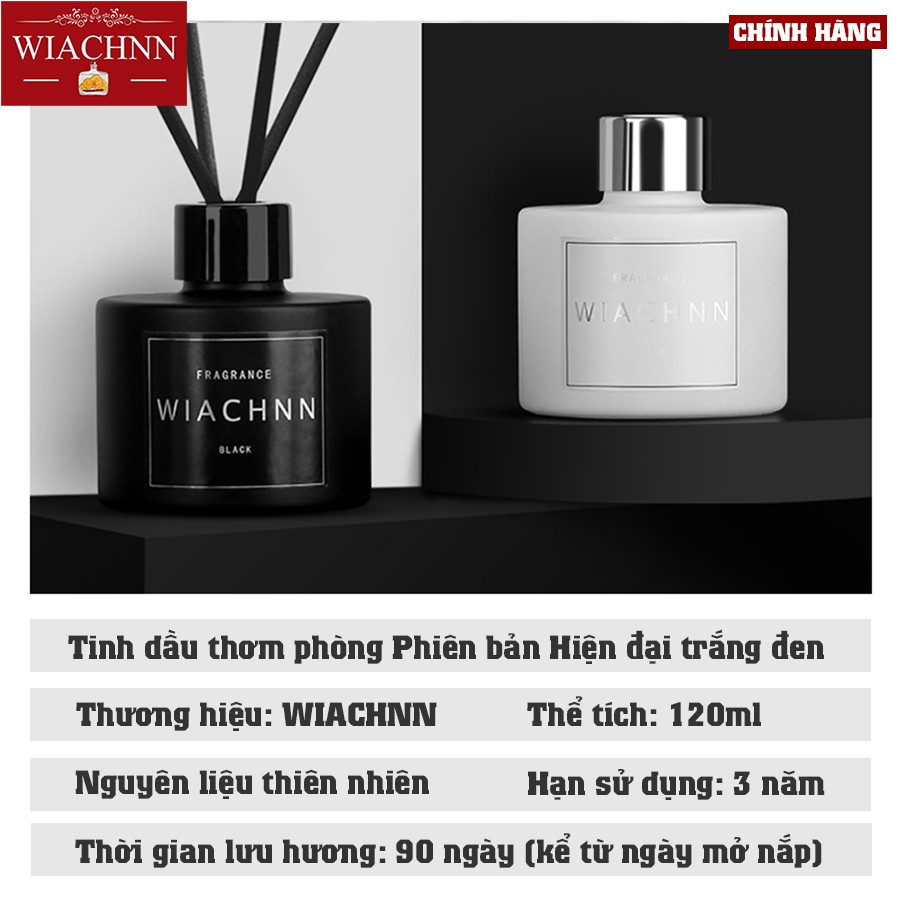 Tinh Dầu Thơm Phòng Thiên Nhiên Phiên bản Trắng Đen WIACHNN Lựa Chọn Cho Cuộc Sống Hiện Đại HD8