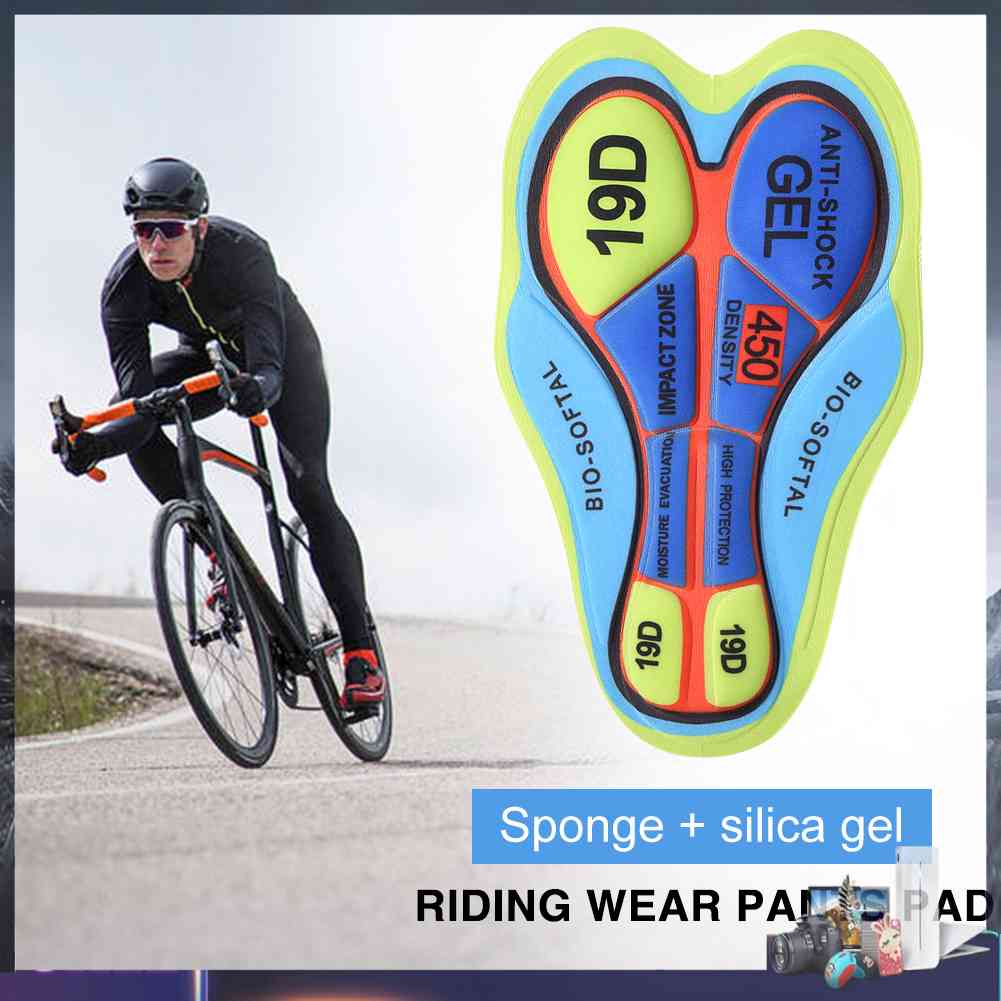 Miếng Đệm Quần Đùi Bằng Silicone 3D Co Giãn Chống Sốc Dành Cho Người Đi Xe Đạp