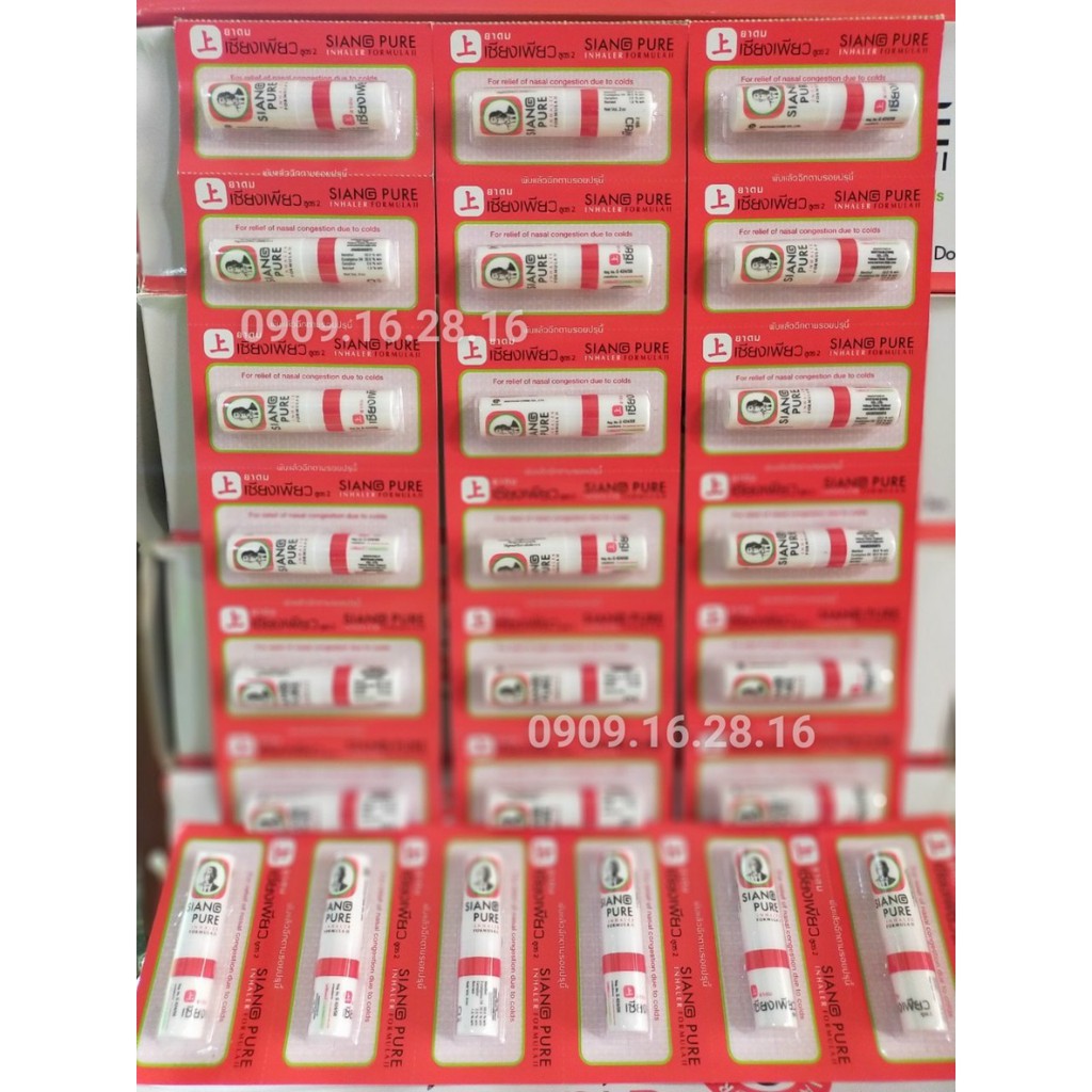 Ống hít thông mũi siang pure 2 Đầu Thái Lan [ CHÍNH HÃNG ]
