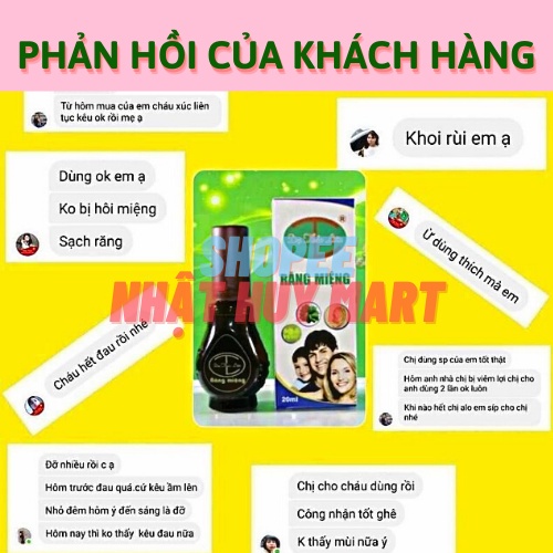 Tinh dầu răng miệng Dạ Thảo Liên sâu răng hôi miệng