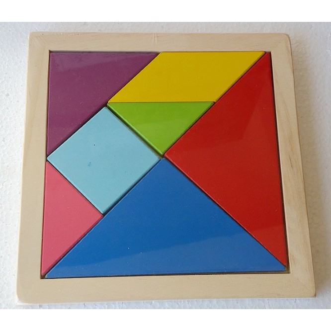 Đồ chơi ghép trí uẩn tangram size lớn cho bé