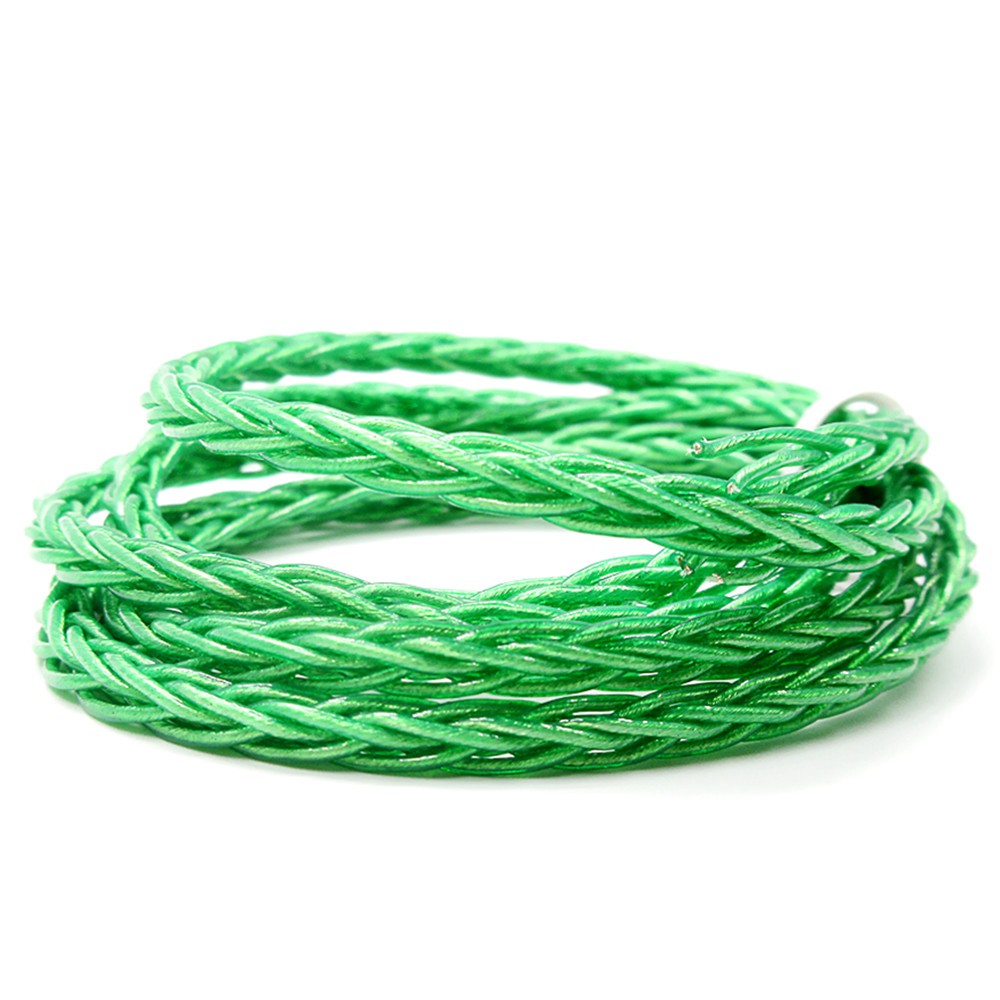Dây dài 1m màu xanh lá cây 8 phần 152 lõi dùng để làm tai nghe thủ công