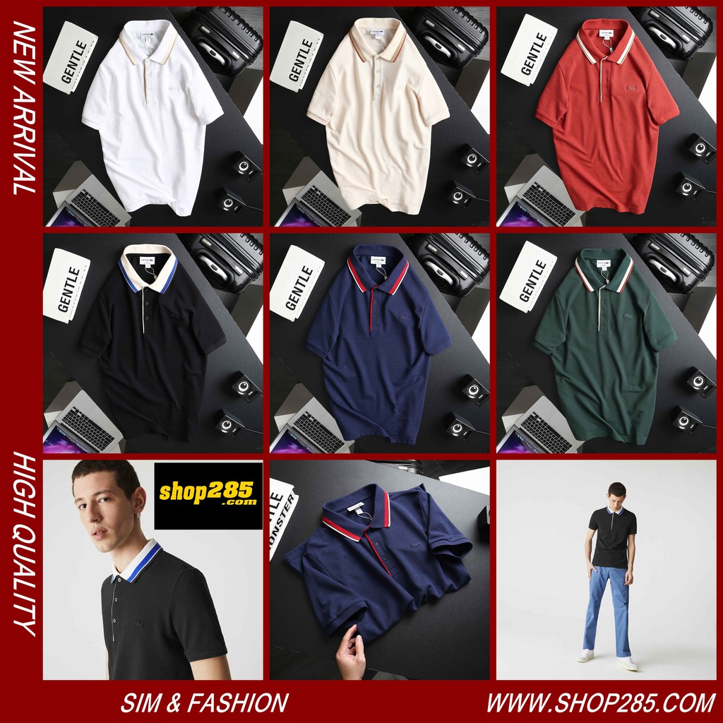 Áo thun có cổ dòng Pique viền cổ + tay [𝐅𝐑𝐄𝐄 𝐒𝐇𝐈𝐏] ❤️ chiếc polo VNXK siêu đẹp chất siêu chất lượng ❤️ POLC11 ❤️