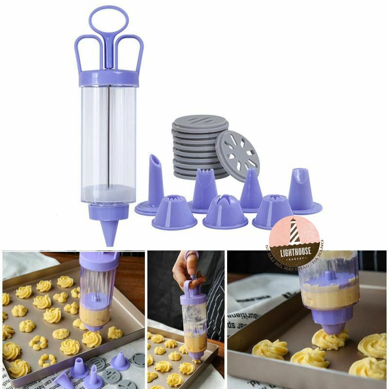 Cookie Press 18 Mặt Xanh