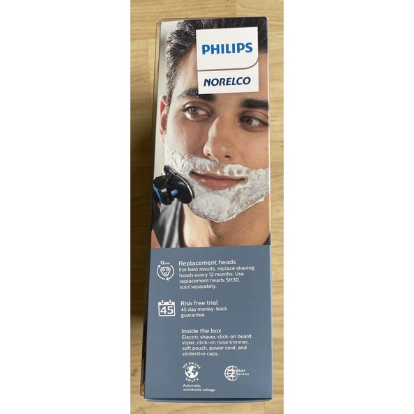 Máy cạo râu, máy tỉa lông mũi đa năng PHILIPS Norelco 3 in 1 Click & Style S740/80 - Nhập khẩu