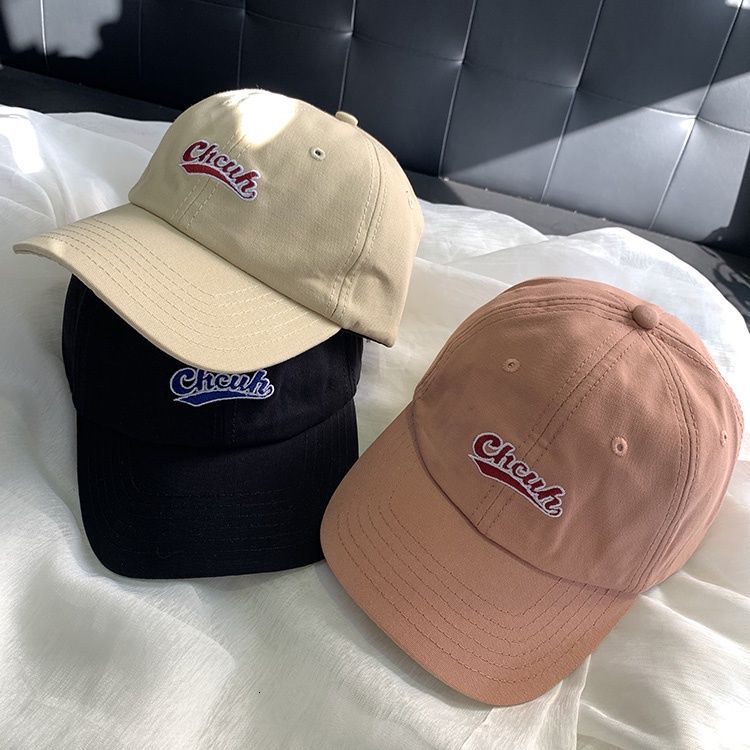 Mũ Lưỡi Trai Mềm Thêu Chữ Thời Trang Mùa Hè Cho Cặp Đôi