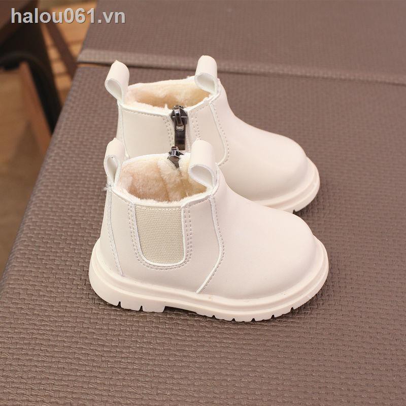 Giày Boot Martin Đế Mềm Cho Bé Trai Từ 1-2 Tuổi