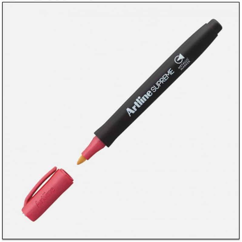Bút màu nổi viết vẽ trên mọi chất liệu Artline Supreme EPF-790 - Màu hồng nhũ (Metallic Pink)