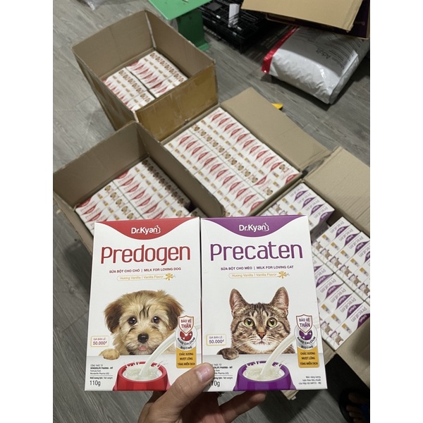 [Mã PET50K giảm Giảm 10% - Tối đa 50K đơn từ 250K] SỮA PRECATEN VÀ PREDOGEN- SỮA BỘT CAO CẤP CHO CHÓ MÈO