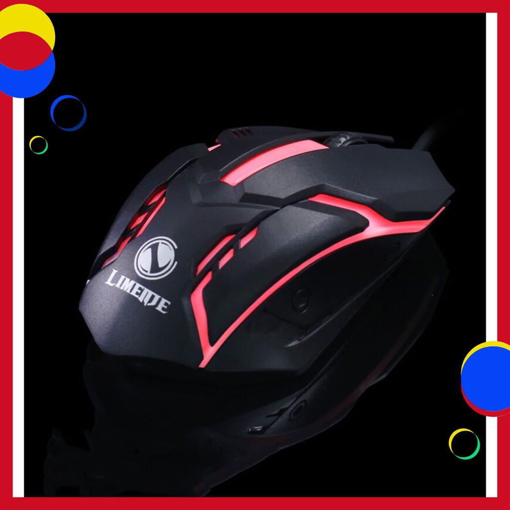 [Mã ELORDER5 giảm 10k đơn 20k] Chuột LED 7 Màu có dây Mouse Gaming Chơi Game, Dùng Văn Phòng