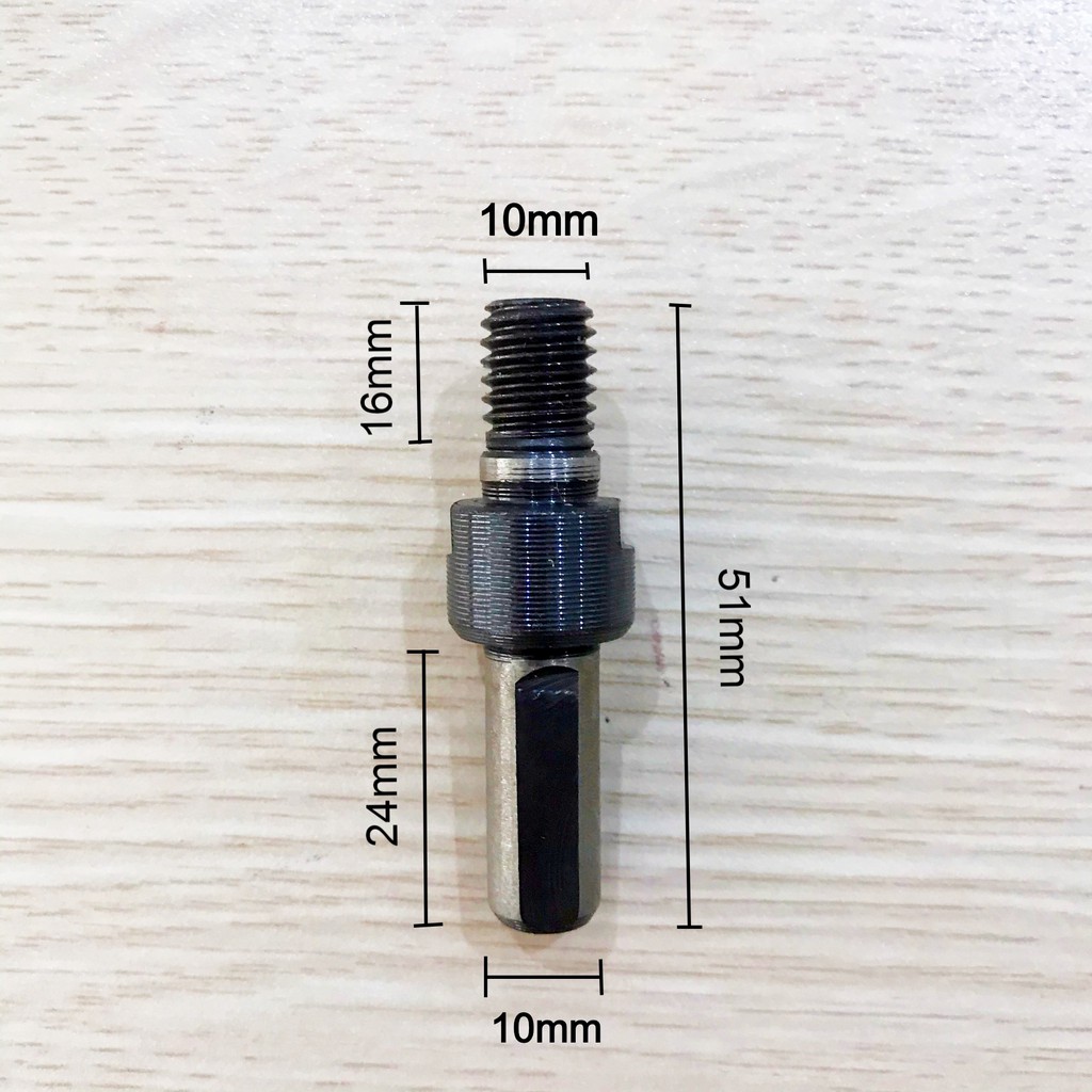 Bộ chuyển đổi máy khoan sang máy cưa, máy mài, máy cắt loại 6 - 10mm kèm 1 cặp mặt bích Voto