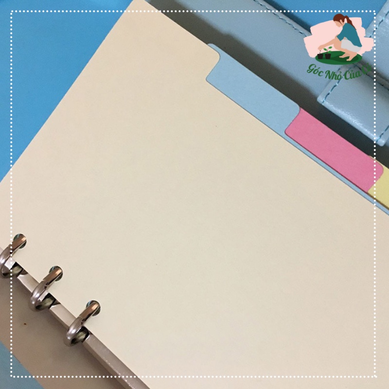 Tab Bìa giấy phân trang cho sổ còng A4 B5 A5 A6 giấy bìa cứng cho sổ planner