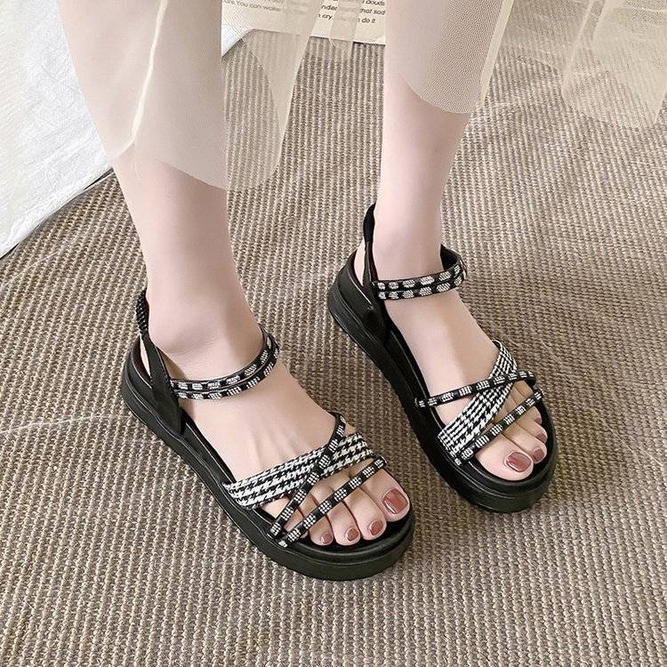 Sandal Nữ Đế Dày Phong Cách Hàn Quốc Thời Trang Mùa Hè Hàng Mới 2023