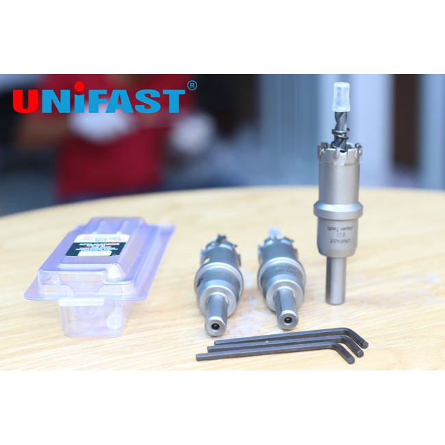 Mũi khoét inox hợp kim UniFast MCT-22 (Ø22mm) - hàng chính hãng , răng hợp kim siêu cứng