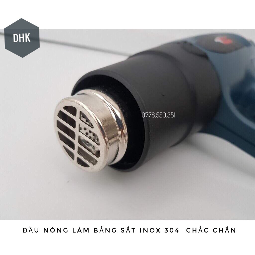 [ FREESHIP] Máy khò nóng Talon 2000w CHÍNH HÃNG  BẢO HÀNH 1 NĂM - LỖI 1 ĐỔI 1, máy khò màng co bọc giỏ quà tết