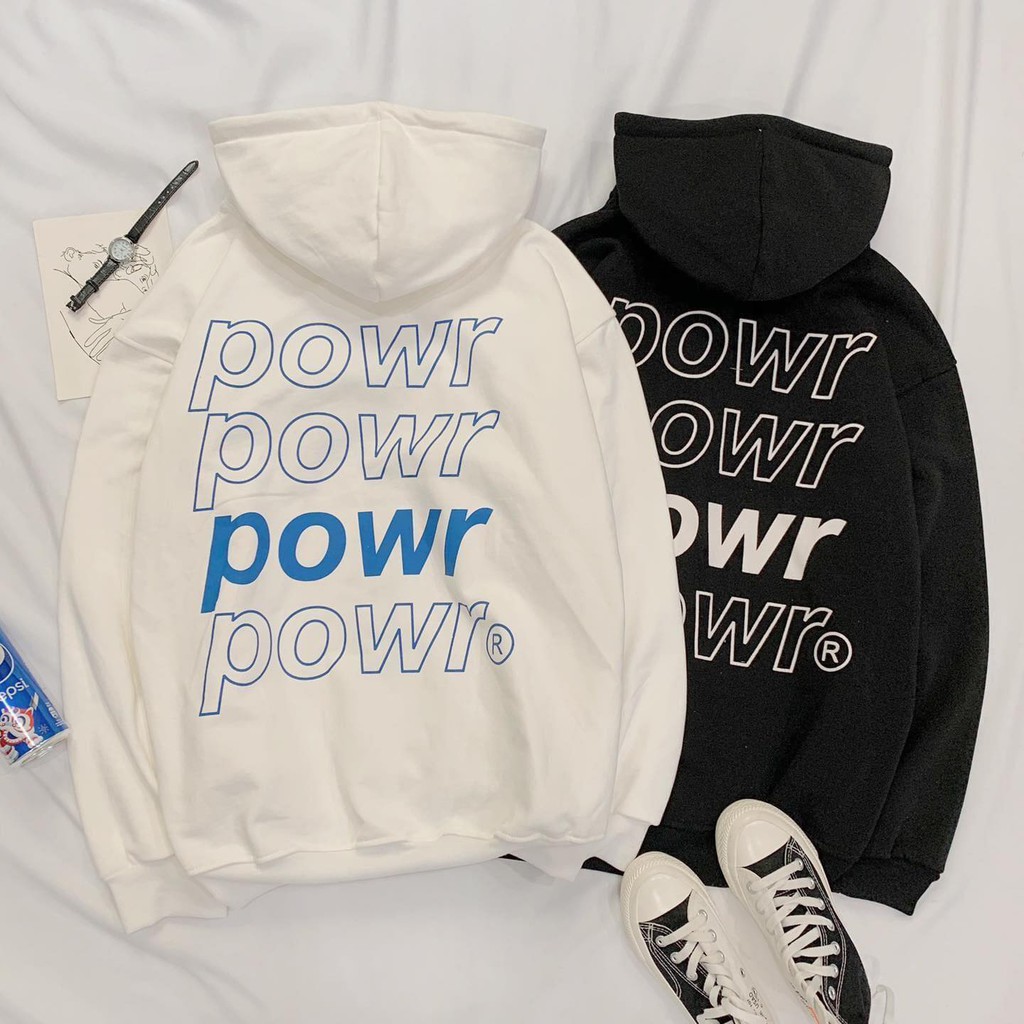 ÁO HOODIE ZIP POWR NỈ NGOẠI | BigBuy360 - bigbuy360.vn