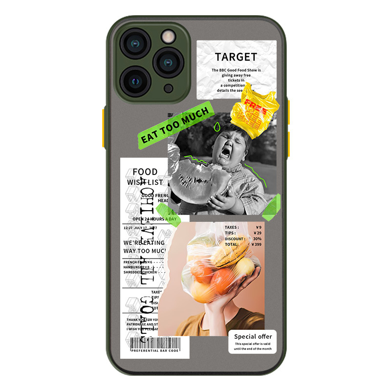 Ốp điện thoại TPU mềm chống sốc hình trái cây bảo vệ toàn diện cho IPhone 11 Pro Max XR/XS/X IPhone 7 8 Plus 6 6S | BigBuy360 - bigbuy360.vn