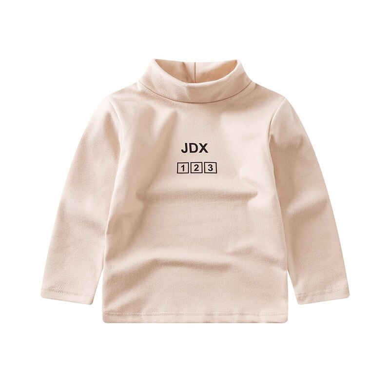 Áo Thun Tay Dài Cổ Lọ Thời Trang Thu Đông 2021 Cho Bé 2-15 Tuổi