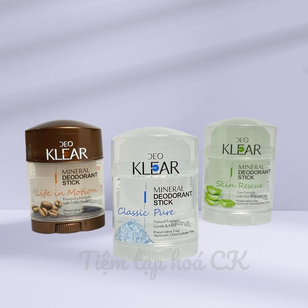 Lăn Khử Mùi, lăn nách đá khoáng KLEAR Thái lan 70gr