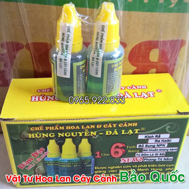 Chế phẩm Hoa Lan Hùng Nguyễn 6 in 1 Siêu rễ Kích kie Trừ nấm