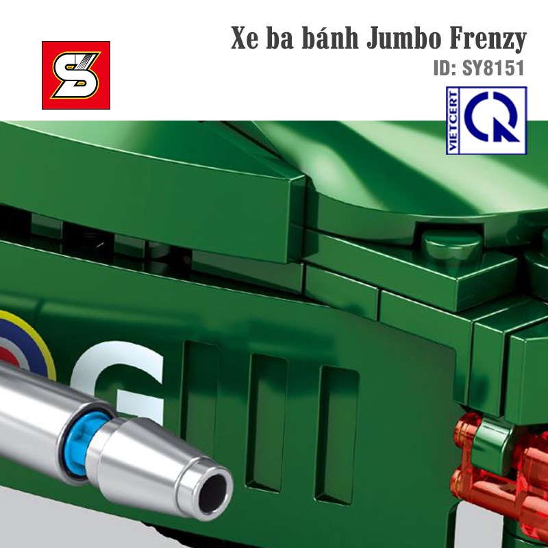 Đồ Chơi Lắp Ráp Xe Jumbo Frenzy – SY BLOCK 8151